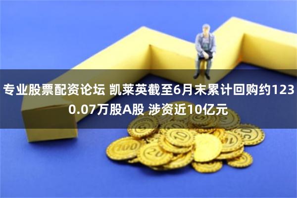 专业股票配资论坛 凯莱英截至6月末累计回购约1230.07万股A股 涉资近10亿元
